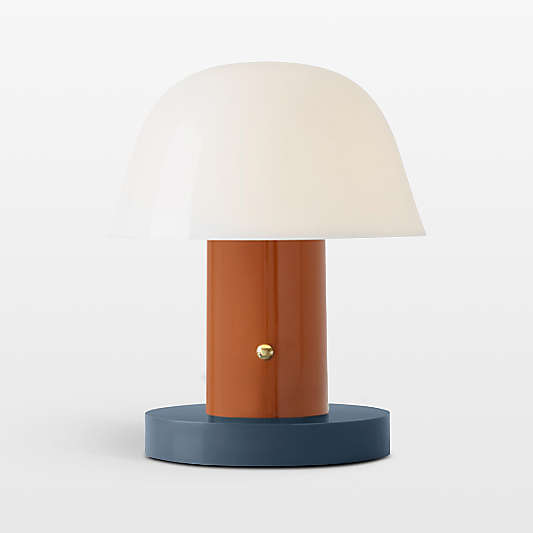 Setago Portable LED Table Lamp Navy 8.8"