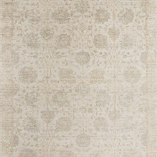 Seychelles Wool Blend Traditional Handwoven Ivory Area Rug