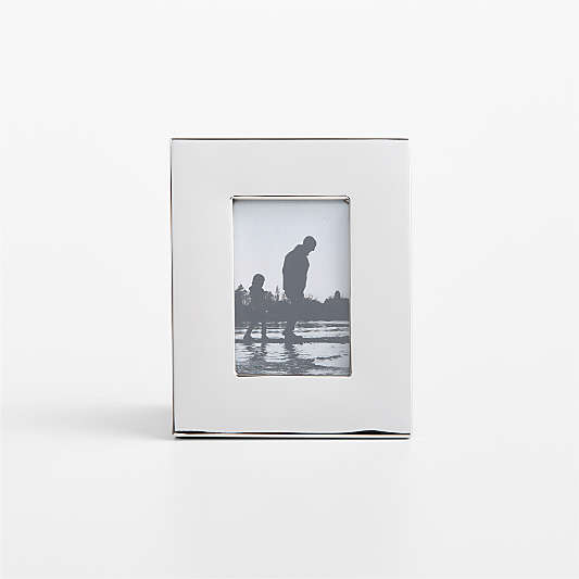 Signature Silver Beaded Metal Picture Frames