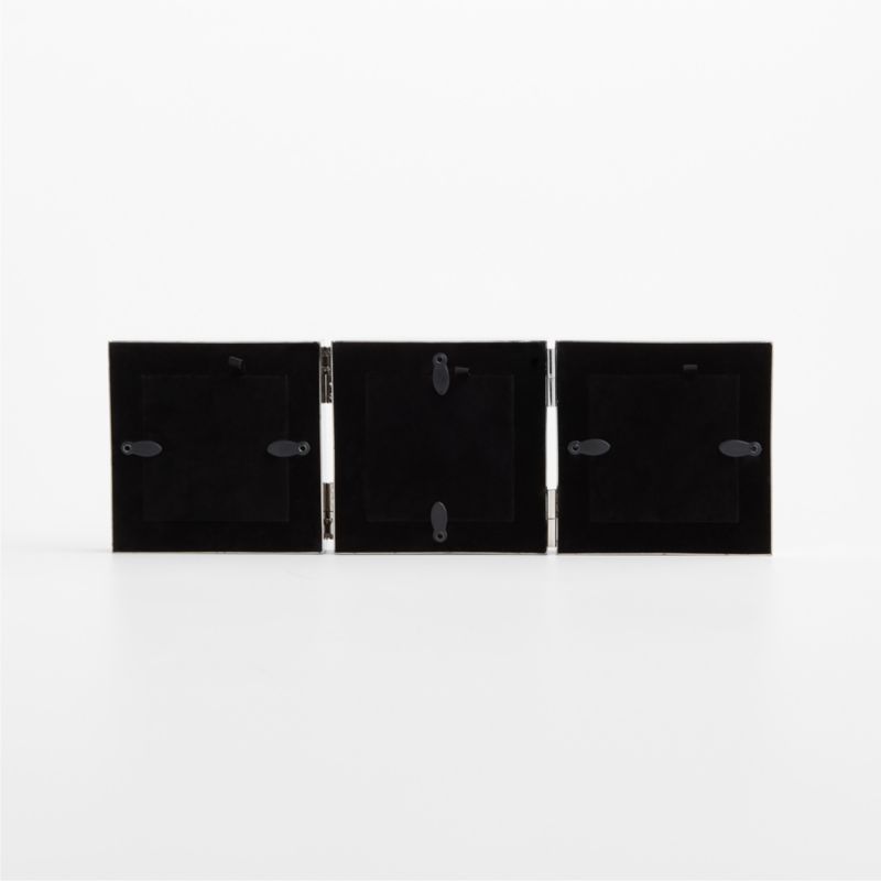 Signature Silver Trifold Picture Frame 3"x3" - image 6 of 7