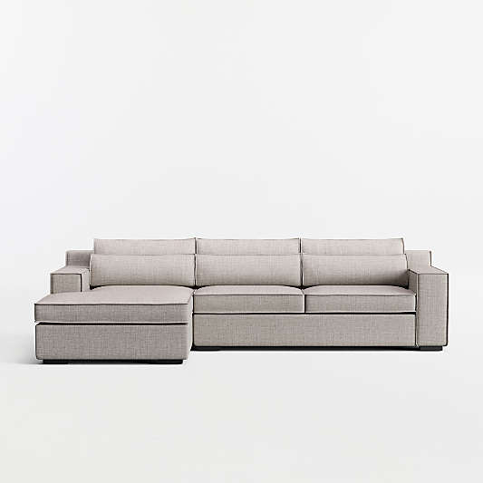 Soho 2-Piece Sectional Sofa with Chaise Lounge