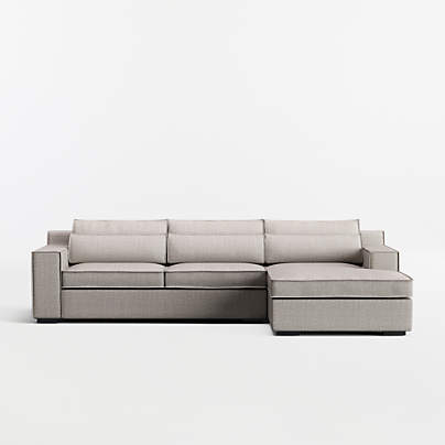 Soho 2-Piece Sectional Sofa with Chaise Lounge