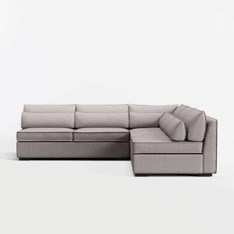 Soho 3-Piece L-Shaped Armless Sectional Sofa - image 6 of 9