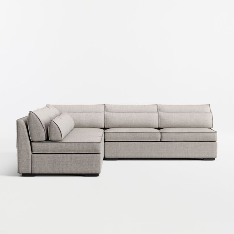Soho 3-Piece L-Shaped Armless Sectional Sofa - image 7 of 9