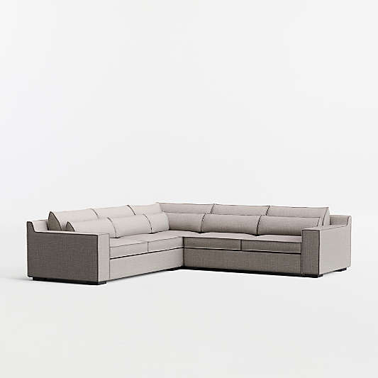 Soho 3-Piece L-Shaped Sectional Sofa