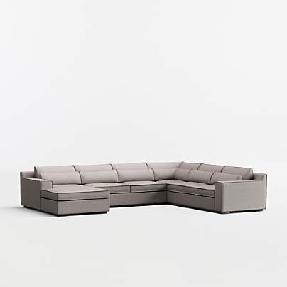 Soho 4-Piece L-Shaped Sectional Sofa with Chaise Lounge