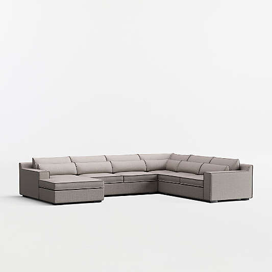 Soho 4-Piece L-Shaped Sectional Sofa with Chaise Lounge
