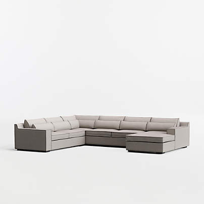 Soho 4-Piece L-Shaped Sectional Sofa with Chaise Lounge