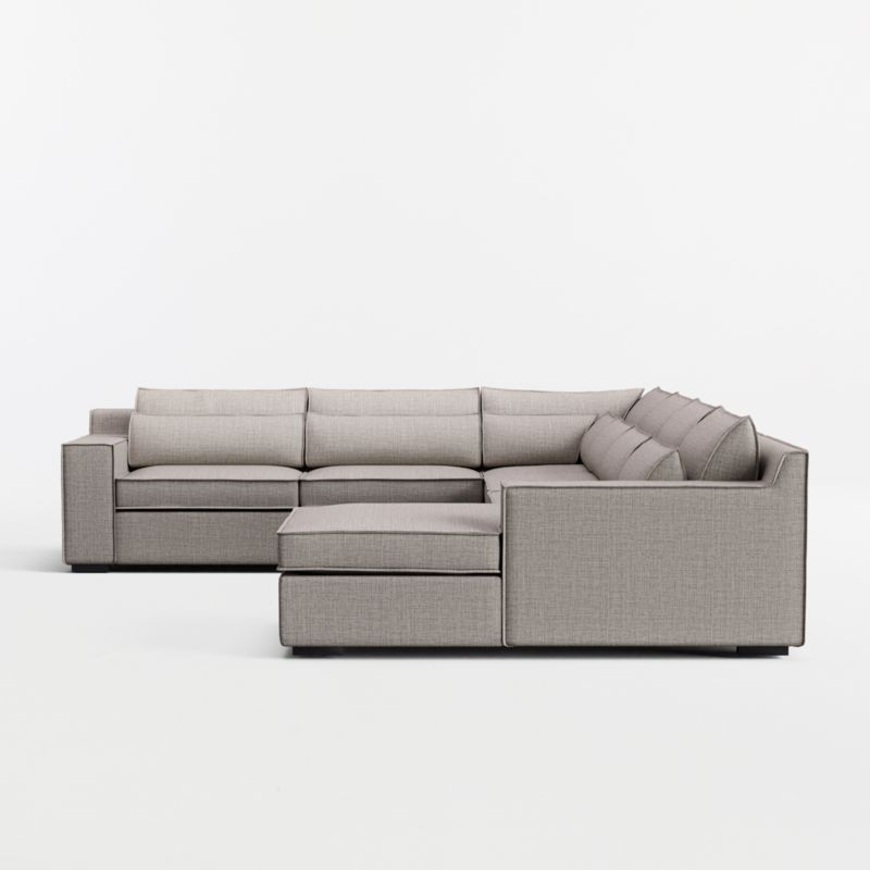 Soho 4-Piece L-Shaped Sectional Sofa with Chaise Lounge - image 7 of 9