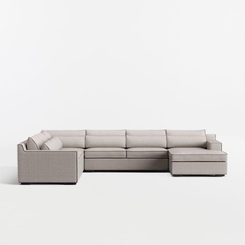 Soho 4-Piece L-Shaped Sectional Sofa with Chaise Lounge - image 6 of 9