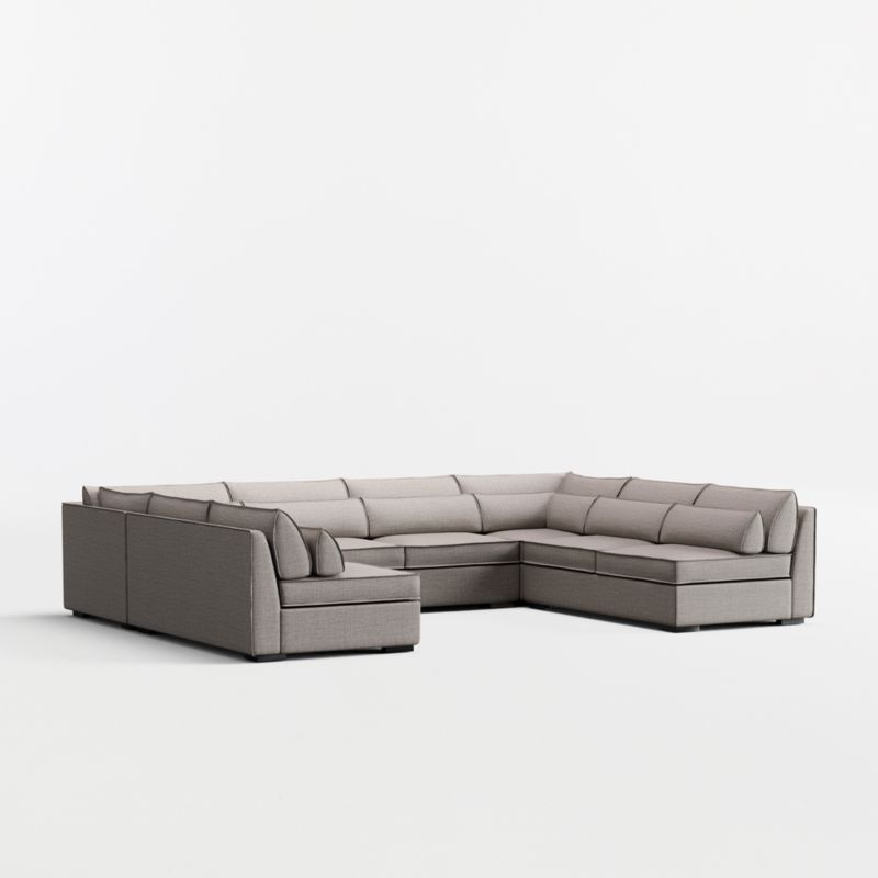 Soho 5-Piece U-Shaped Armless Sectional Sofa - image 6 of 9