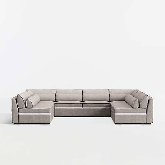 Soho 5-Piece U-Shaped Armless Sectional Sofa