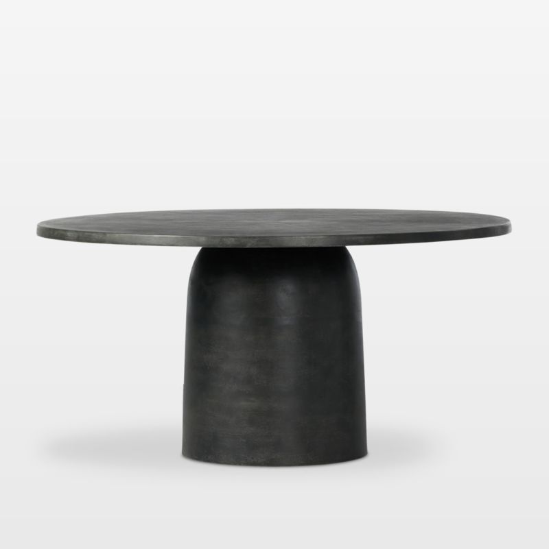 Shadow 60" Round Metal Outdoor Dining Table - image 0 of 6