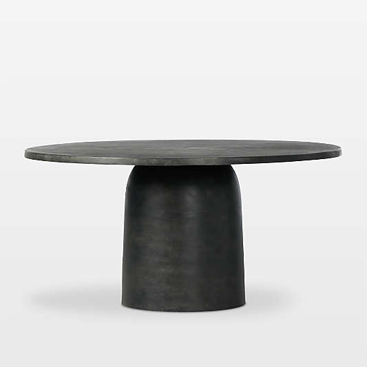 Shadow 60" Round Metal Outdoor Dining Table