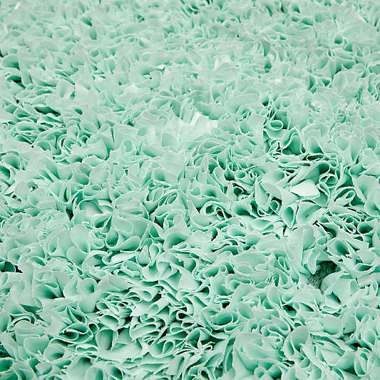 Mint Shag Rug Swatch