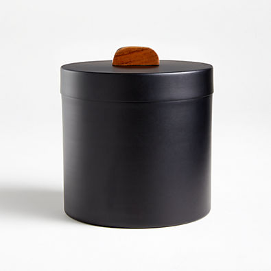 View Shaillee Medium Matte Black Canister details