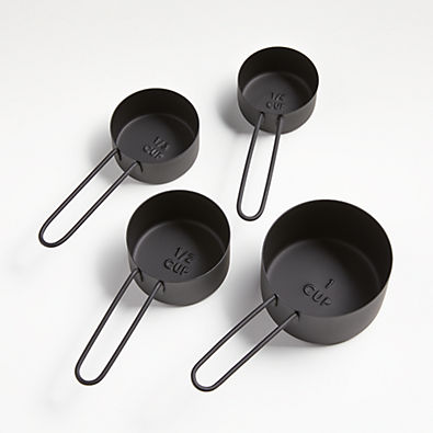 View Shaillee Matte Black Measuring Cups details