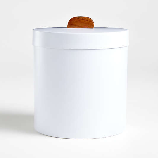 Shaillee Large Matte White Canister