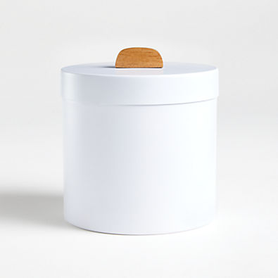 View Shaillee Medium Matte White Canister details