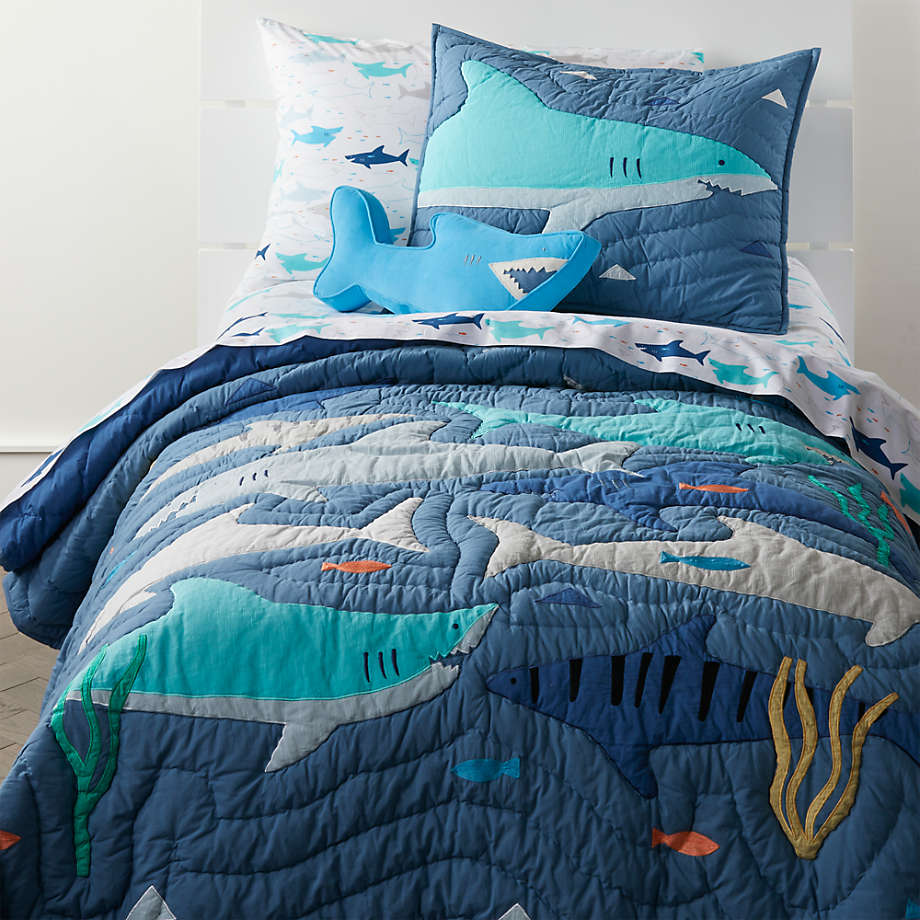 kids shark comforter