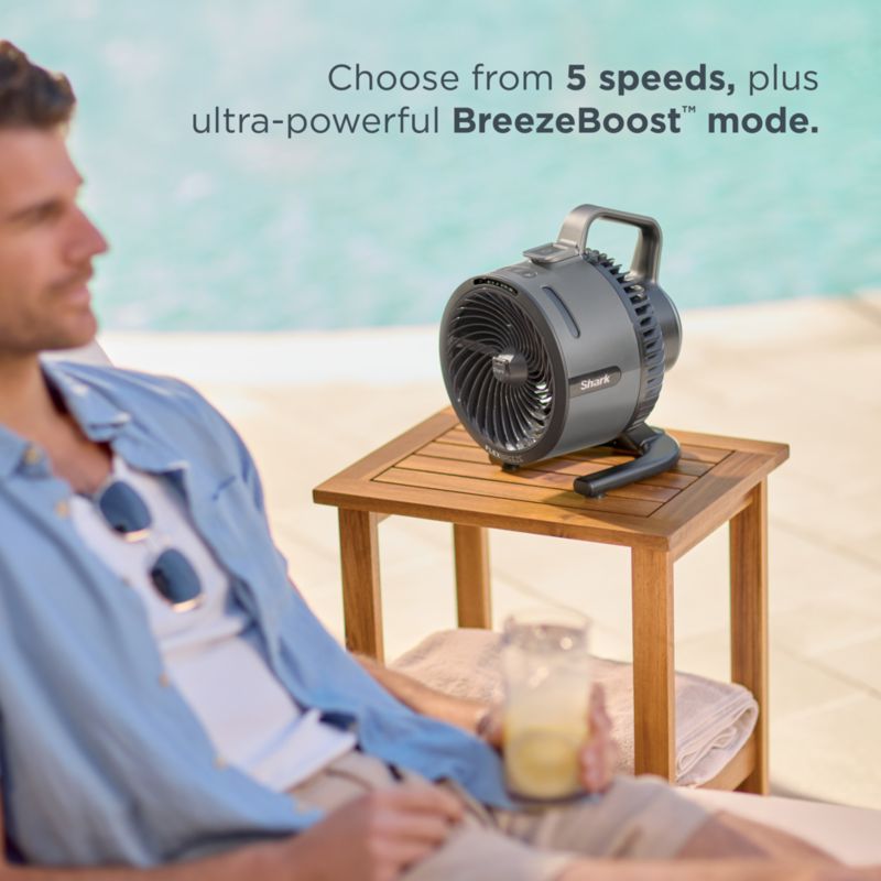 Shark® FlexBreeze® HydroGo™ Pro Fan in Dune - image 3 of 8