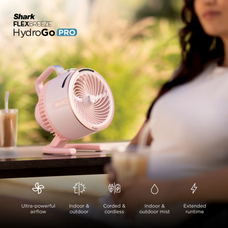 Shark® FlexBreeze® HydroGo™ Pro Fan in Dune - image 6 of 8