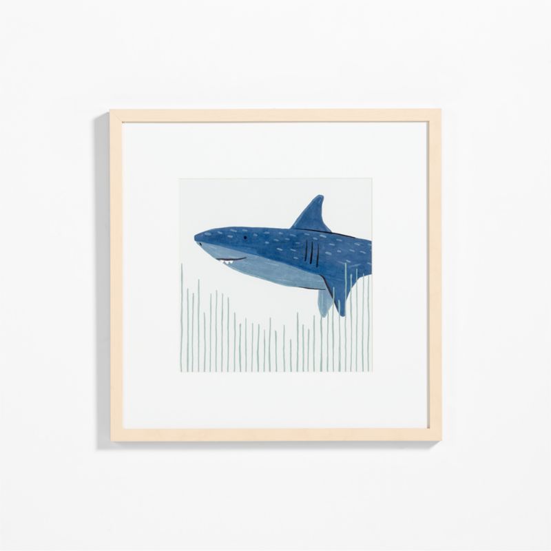 Shark Framed Wall Art Print - image 0 of 11