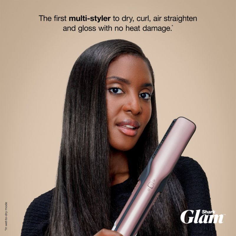 Shark Glam™ 5-in-1 Air Styler & Straightener With Diffuser in Pink - image 8 of 10
