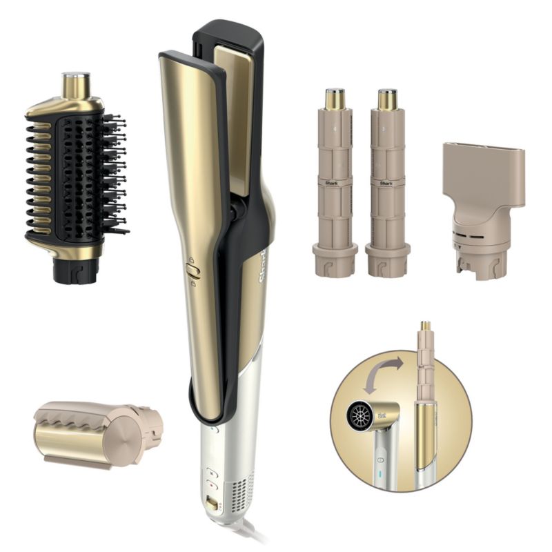 Shark Glam™ 5-in-1 Air Styler & Straightener in Gold - image 10 of 10