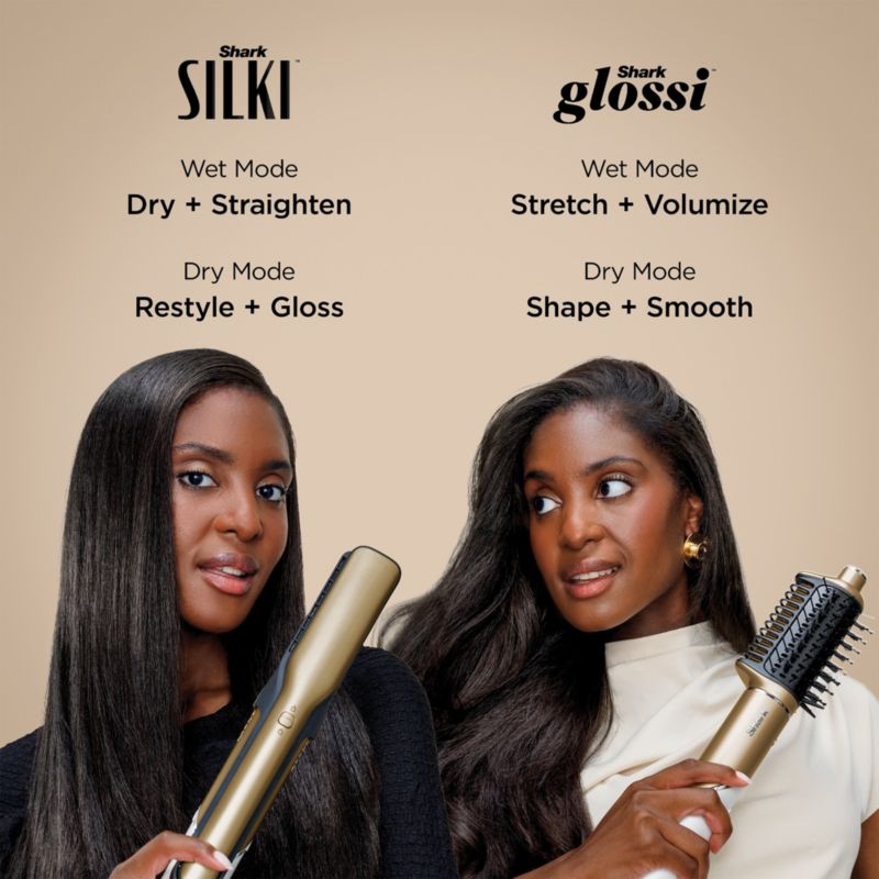 Shark Glam™ 5-in-1 Air Styler & Straightener in Gold - image 2 of 10