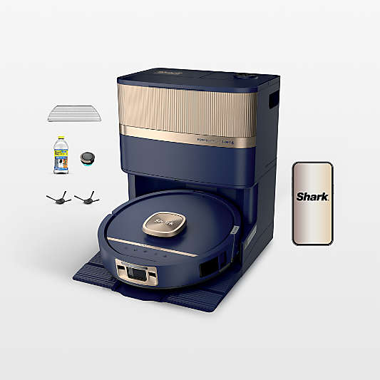 Shark ® Luxe™ PowerDetect 2-in-1 Robot Vacuum and Mop with NeverTouch Pro Base in Navy