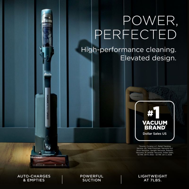 Shark ® PowerDetect Luxe Collection in Blue with Speed Clean & Empty - image 3 of 10