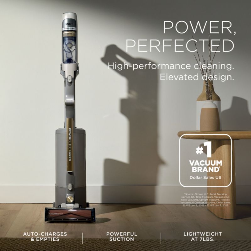 Shark ® PowerDetect Luxe Collection in Ivory with Speed Clean & Empty - image 3 of 8