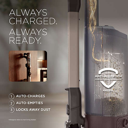 Shark ® PowerDetect Luxe Collection in Midnight Mocha with Speed Clean & Empty