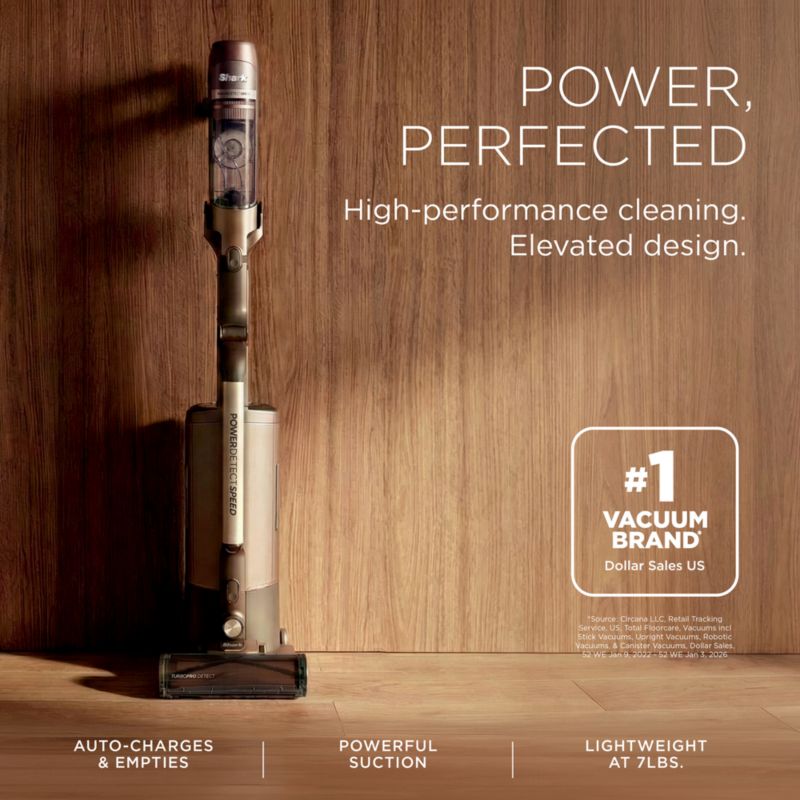 Shark ® PowerDetect Luxe Collection in Midnight Mocha with Speed Clean & Empty - image 3 of 8