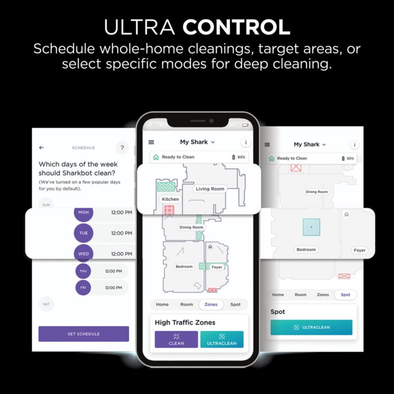 Shark AI Ultra Robot Vacuum with XL HEPA Self-Empty Base - image 6 of 12