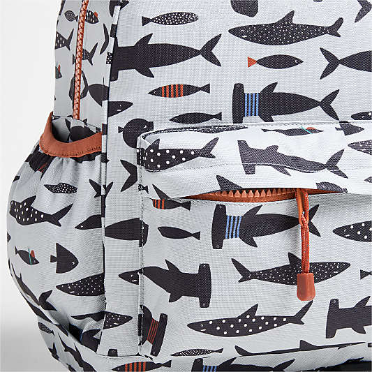 Shark School Kids Backpack Bundle