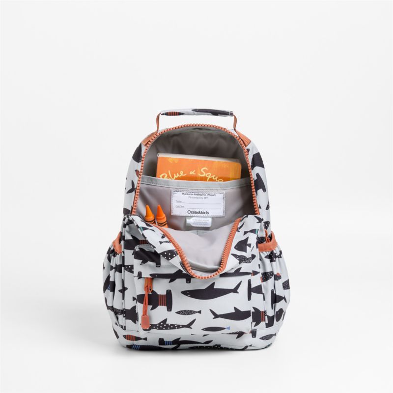 Shark School Small Kids Backpack with Side Pockets - image 9 of 13