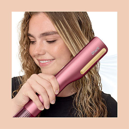 Shark SilkiPro™ Hair Straightener & Dryer in Rose Petal