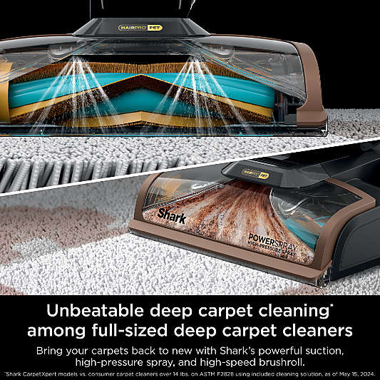 SharkHair Pro Pet Carpet Cleaner with Stain Striker
