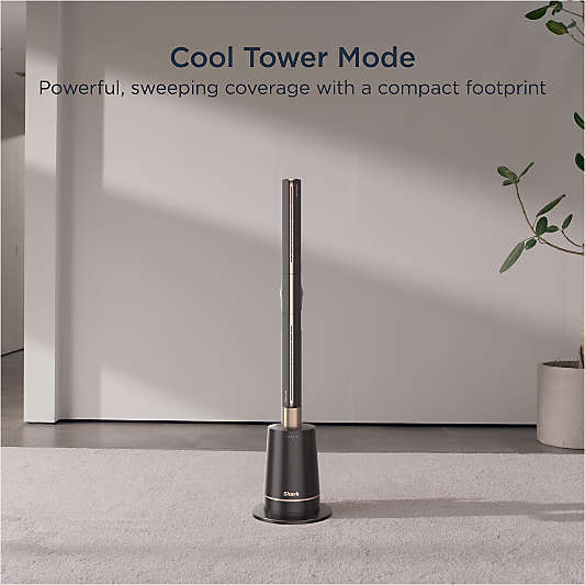 Shark ® TurboBlade™ Ultra-Customizable Bladeless Tower Fan in Charcoal