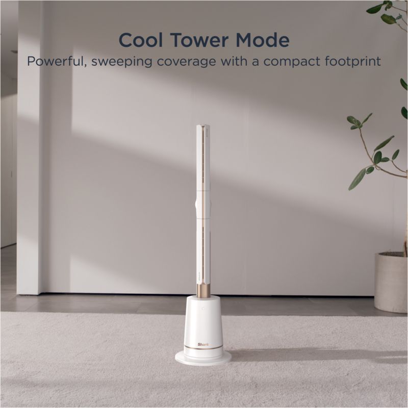 Shark™ TurboBlade™ Ultra-Customizable Bladeless Tower Fan in White - image 10 of 11