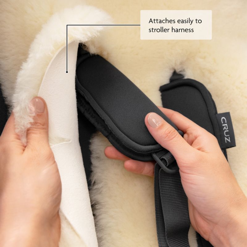 UPPAbaby ® Shearling Wool Luxe Baby Stroller Seat Liner - image 2 of 6