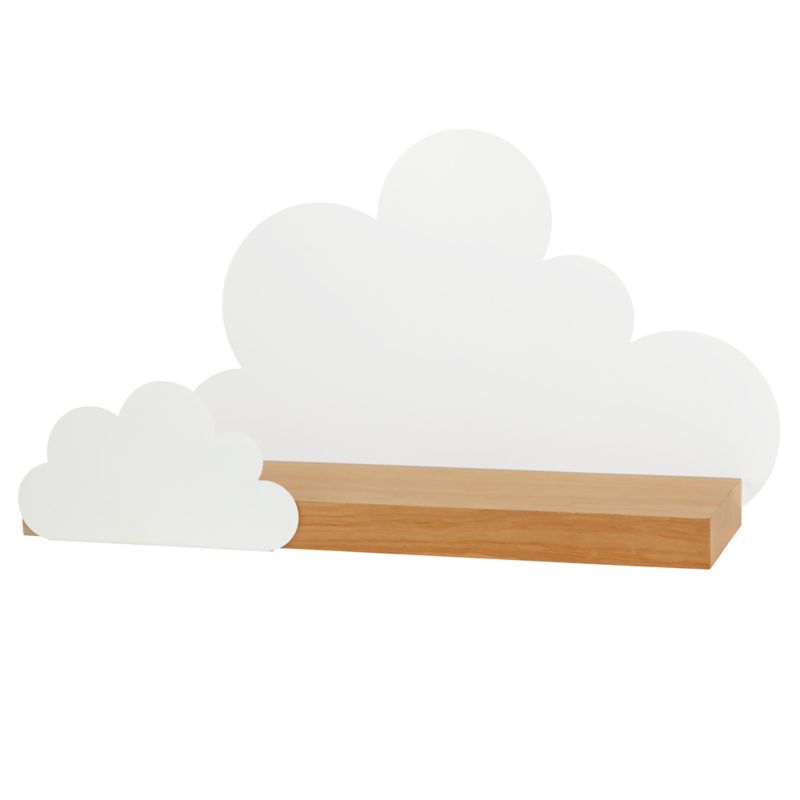 Cloud Metal and Wood Wall Shelf - image 9 of 10