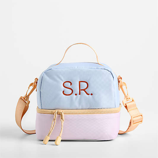 Sherbet Colorblock Dual Compartment Soft Insulated Kids Lunch Box