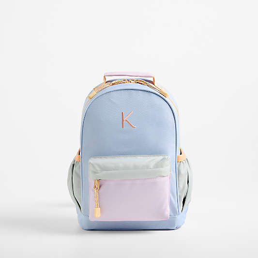 Sherbet Colorblock Small Kids Backpack with Side Pockets