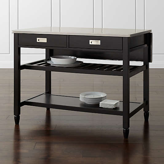 Sheridan Black Kitchen Island