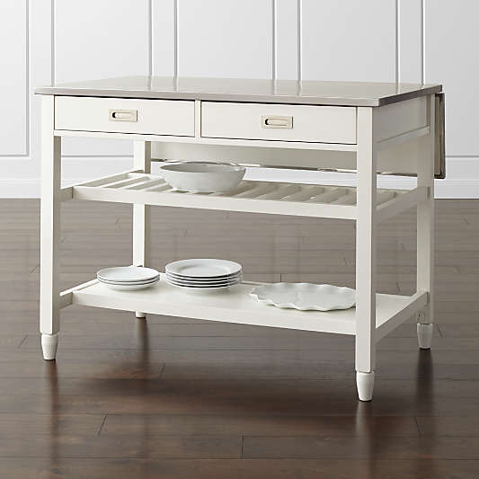 Sheridan White Kitchen Island