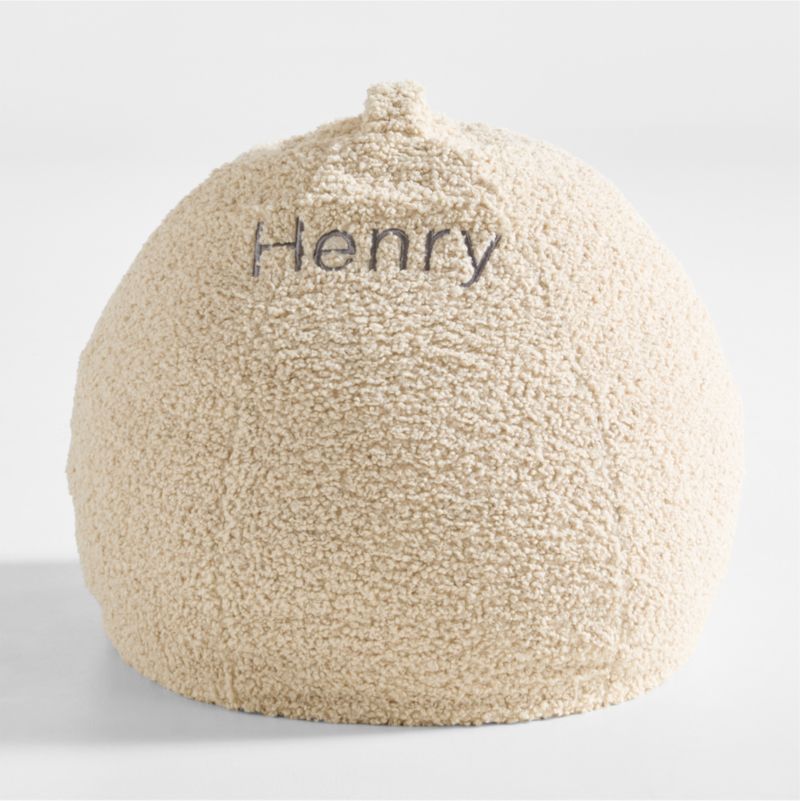 30-Inch Arctic Ivory Sherpa Bean Bag Chair Cover - image 0 of 5