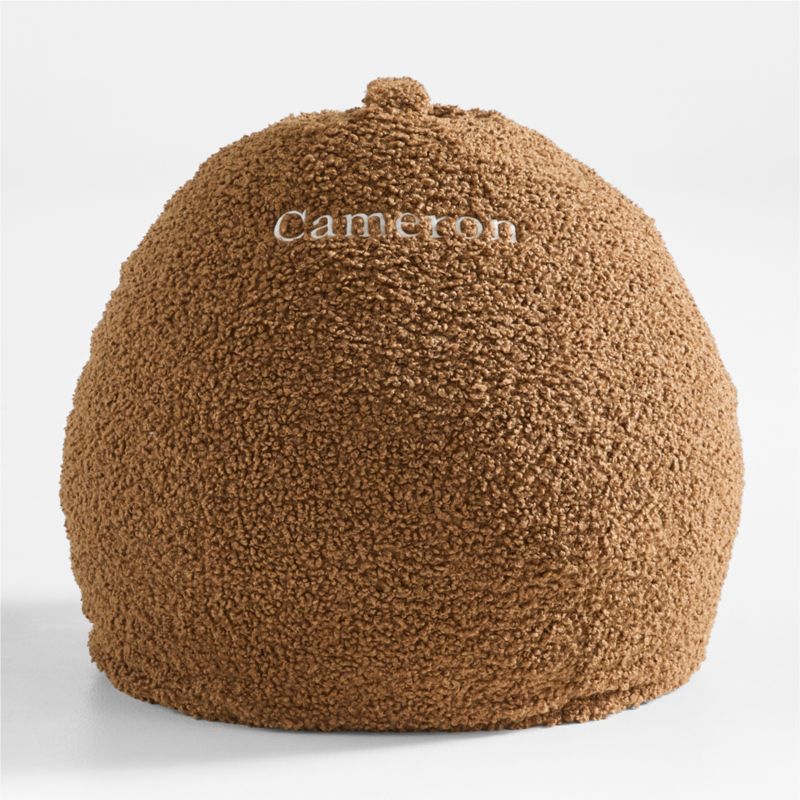 30-Inch Sesame Brown Sherpa Bean Bag Chair - image 0 of 6